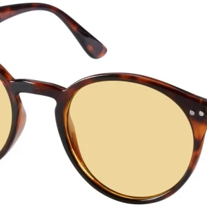 Night Driving Glasses Anti Glare Polarised UV400 Tortoise Amber Cat 1 lens