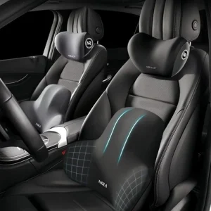 Car Lumbar Support Cushion Memory Foam Ergonomic Back Support Seat Pillow