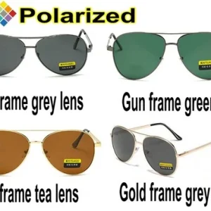 2 HD Driving Anti Glare Glasses Green Lens UV400 Over Glasses Grey Sunglasses