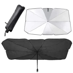 49” Foldable Car Windshield Sunshade Front Window Cover Visor Sun Shade Umbrella