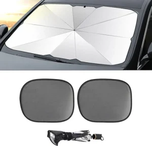 Foldable Windshield Sunshade Umbrella Car Front Window Sun Shade Visor Cover