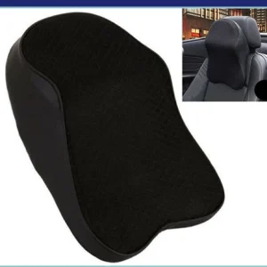 Car Seat Headrest Pillow Memory Foam Breathable Neck Support Cushion Pad Soft